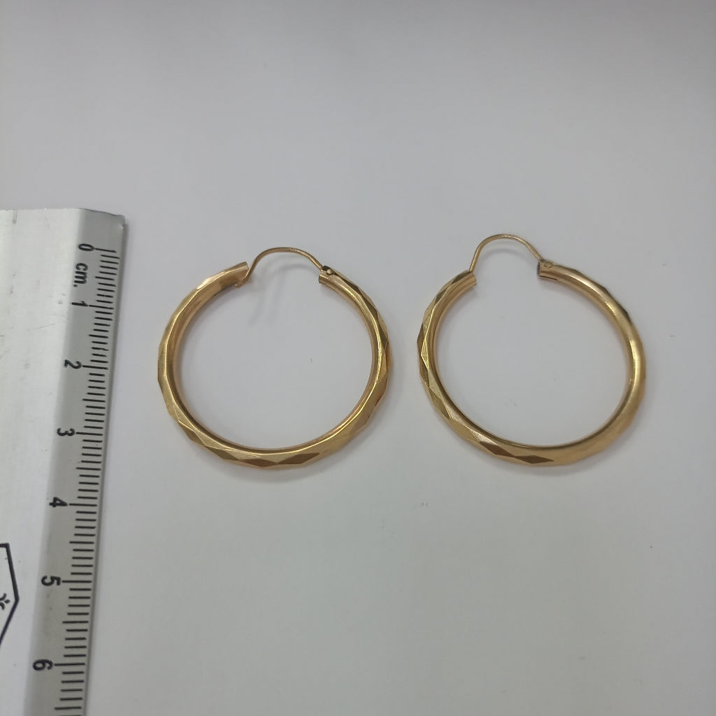 ARRACADAS PAR ORO 14 K 5.6 GRMS (SEMINUEVO)