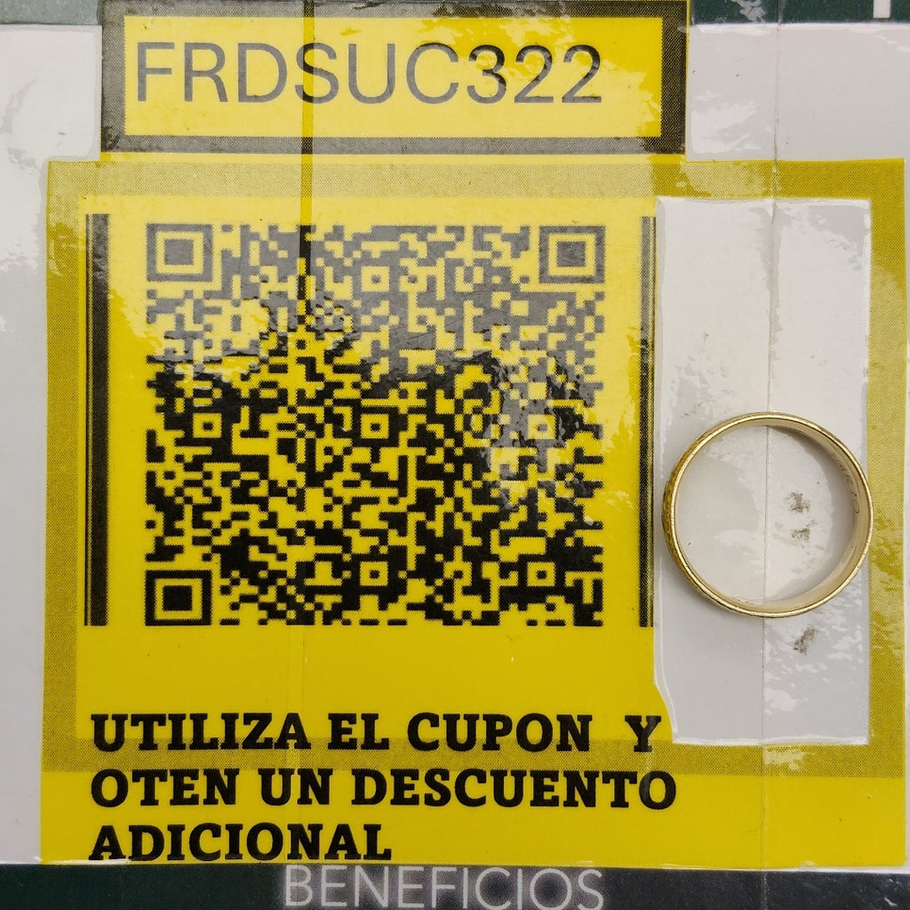 ARGOLLA ORO 14 K 3 GRMS (SEMINUEVO)