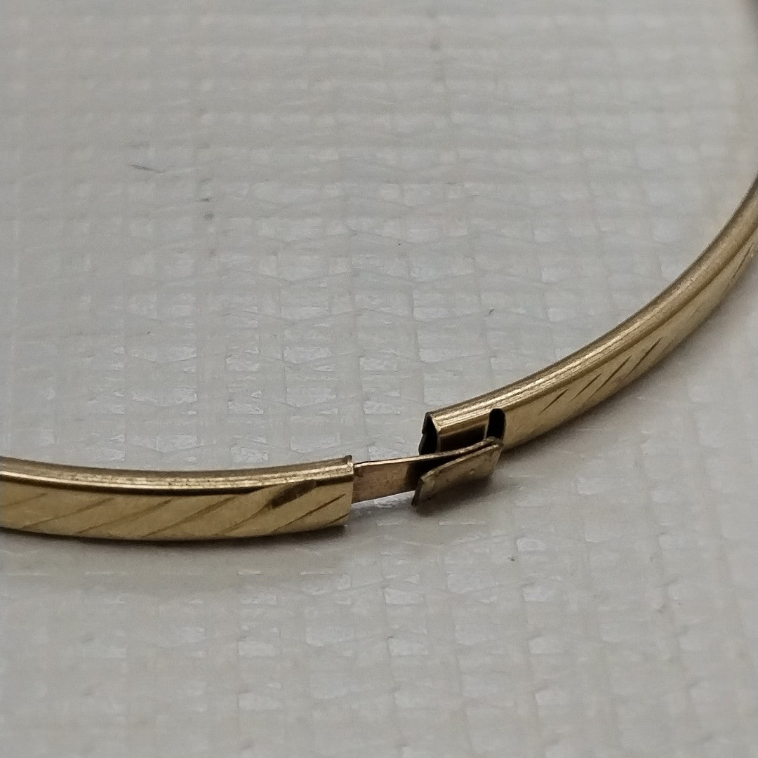 PULSERA RIGIDA ORO 10 K 5.6 GRMS (SEMINUEVO)