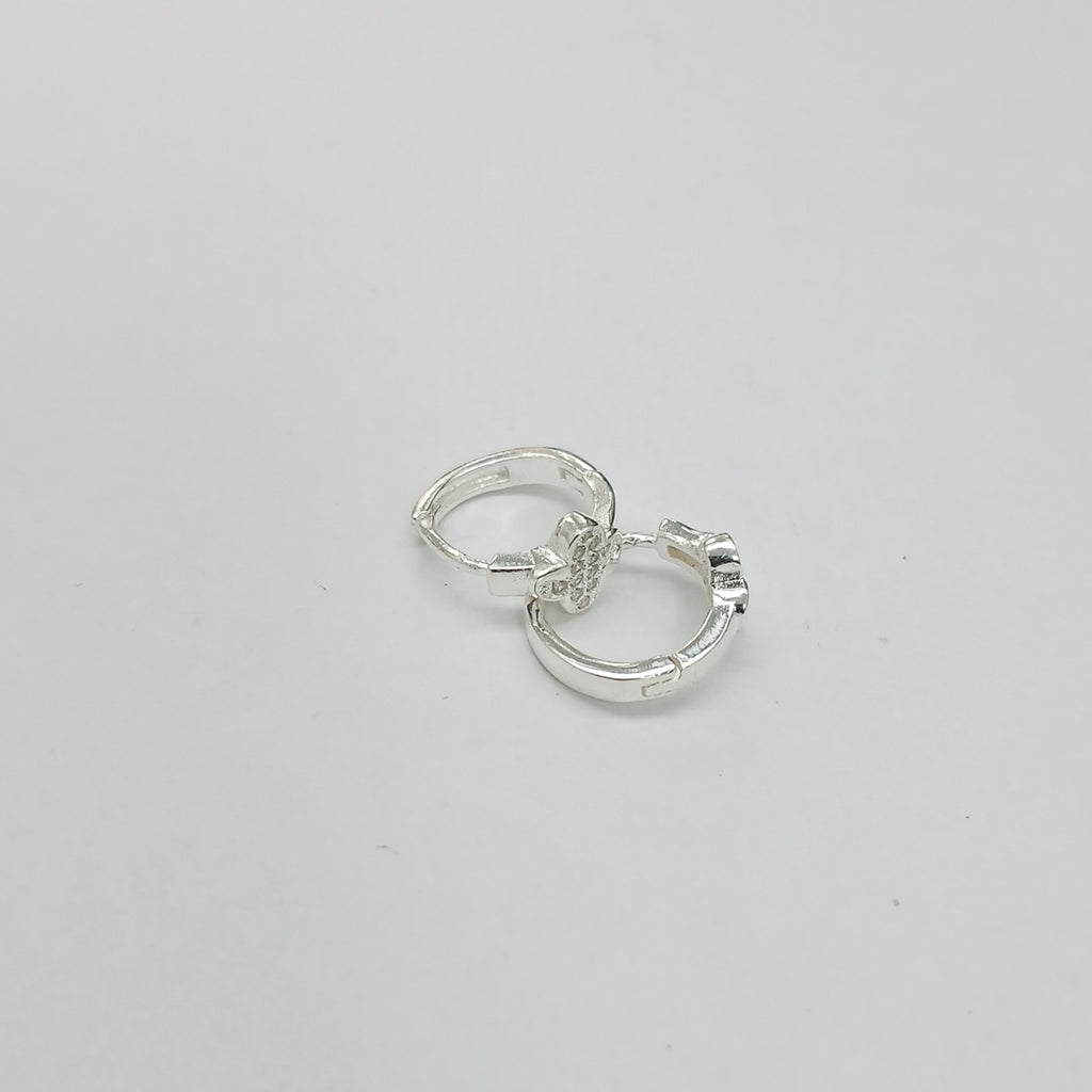 ARRACADAS C/CIRCONIAS PLATA .925 1.9 GR (NUEVO)