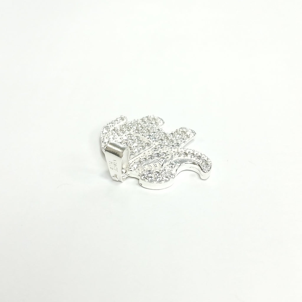 DIJE ELEFANTE C/CIRCONIAS PLATA .925 5.4 GR (NUEVO)