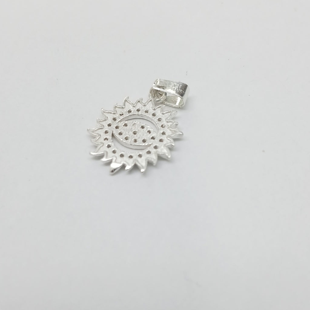 DIJE OJO MAGICO CON CIRCONIAS PLATA .925 2 GR (NUEVO)