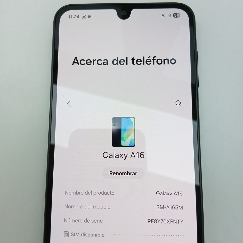 CELULAR SAMSUNG GALAXY A16 SM-A165M (2024) 128 GB 4 GB RAM (SEMINUEVO)