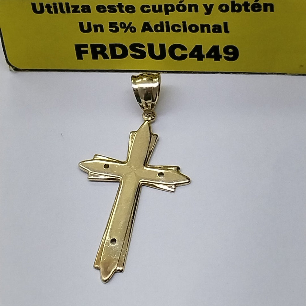 CRUZ, DIJE ORO 14 K 2.2 GRMS (SEMINUEVO)