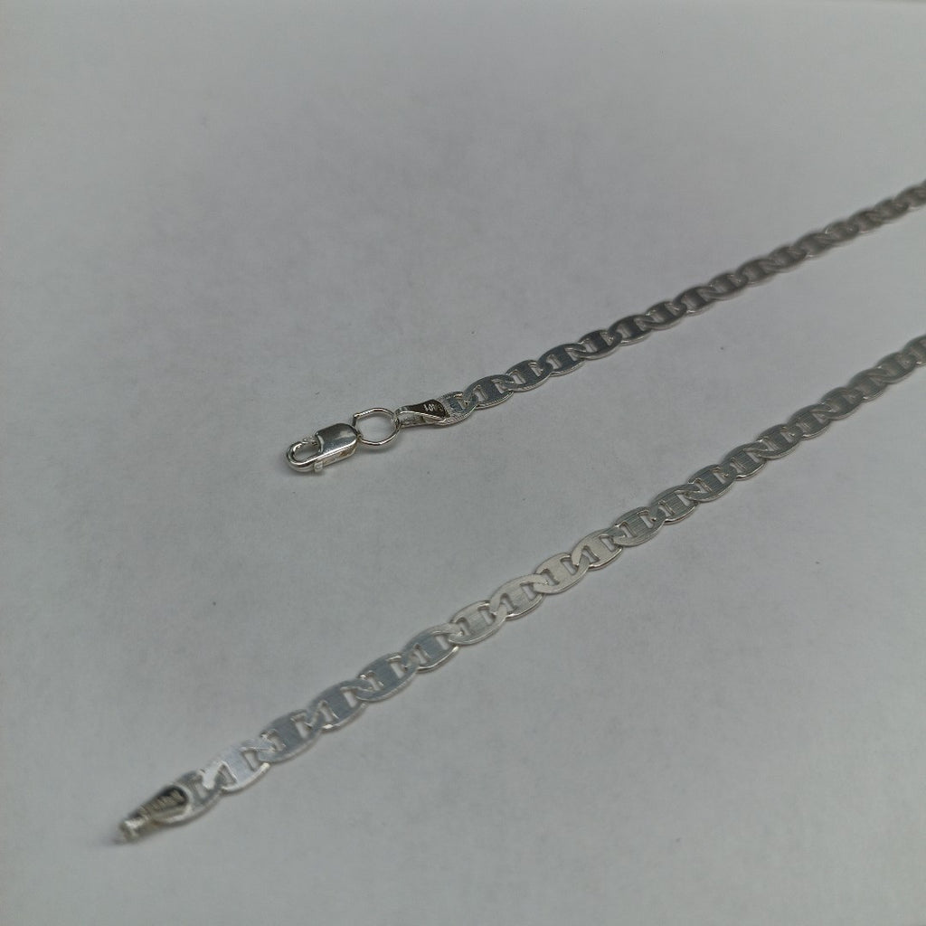 CADENA TEJIDO GUCHI PLATA .925 60 CM 8.9 GR (NUEVO)
