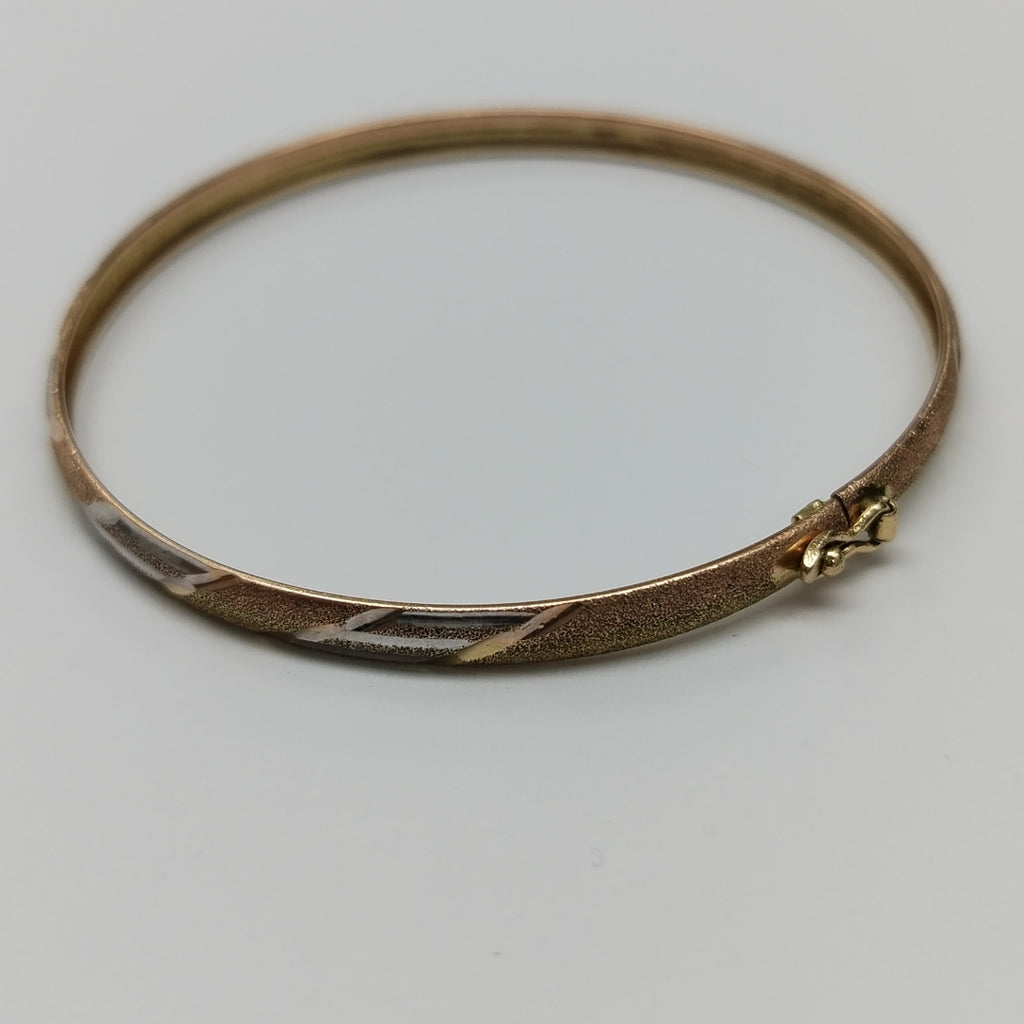 PULSERA RIGIDA ORO 14 K 4,50 GRMS (SEMINUEVO)