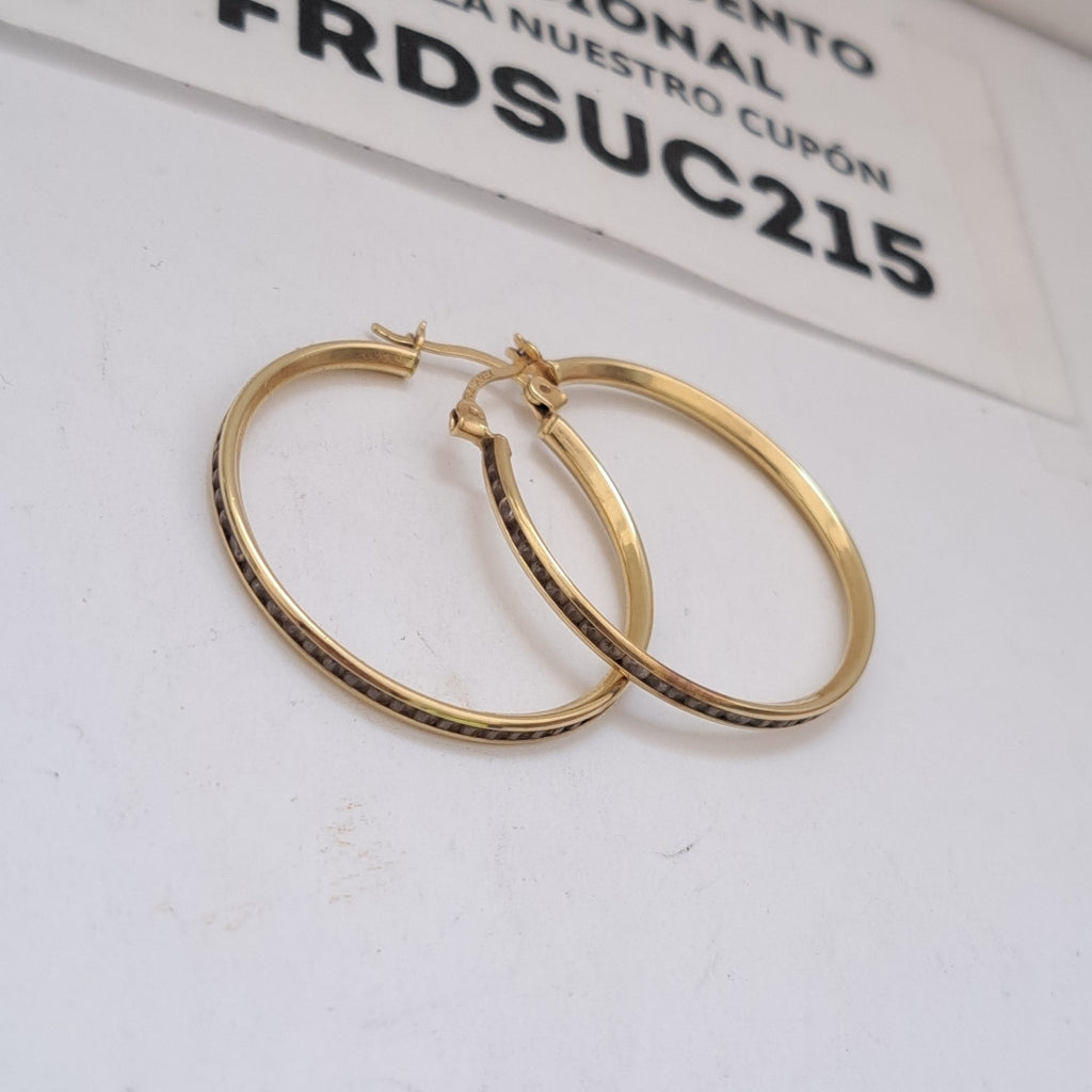ARRACADAS PAR ORO 10 K 3,50 GRMS (SEMINUEVO)