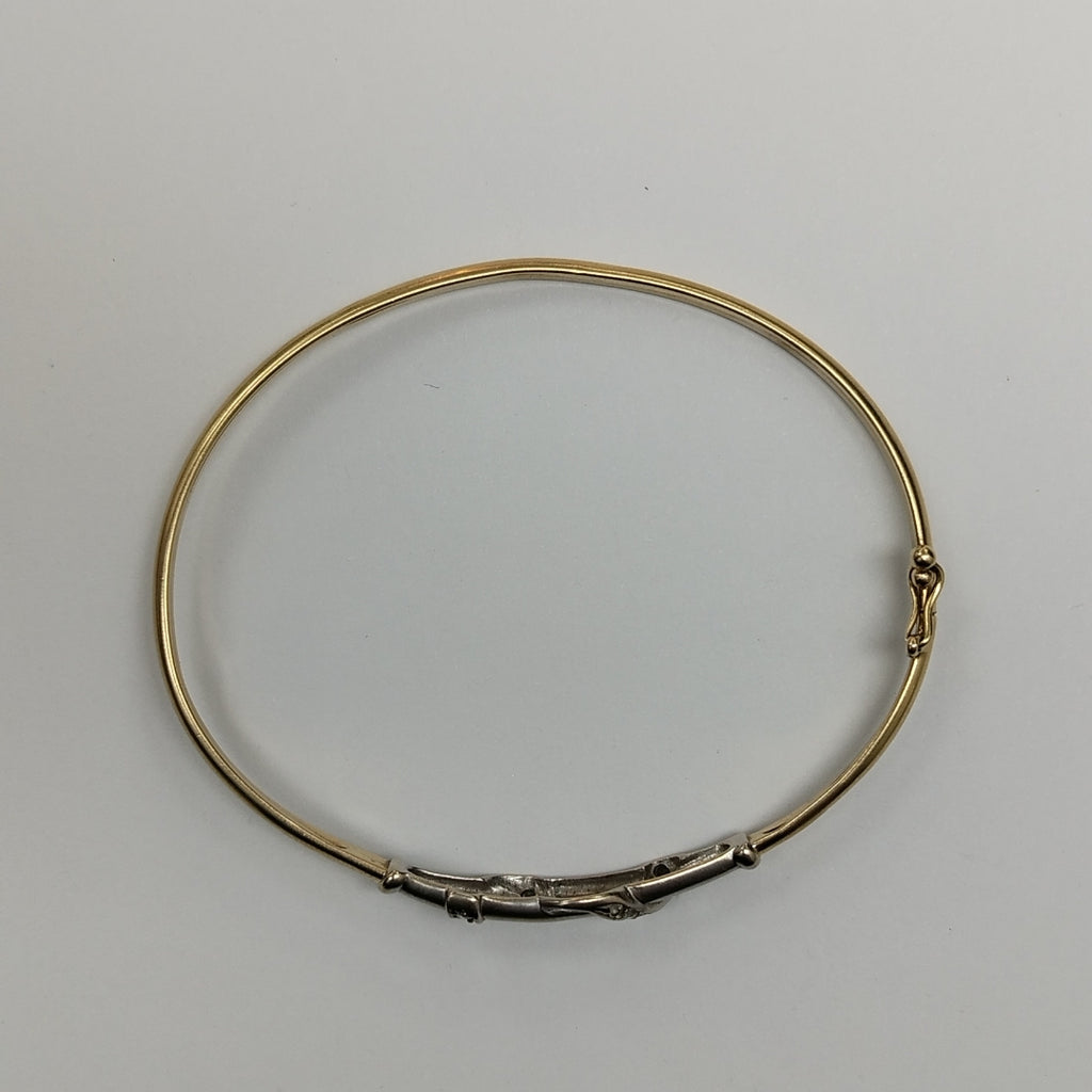 PULSERA RIGIDA ORO 14 K 4,80 GRMS (SEMINUEVO)
