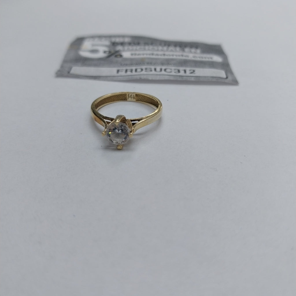 SOLITARIO ORO 14 K 1.8 GRMS (SEMINUEVO)