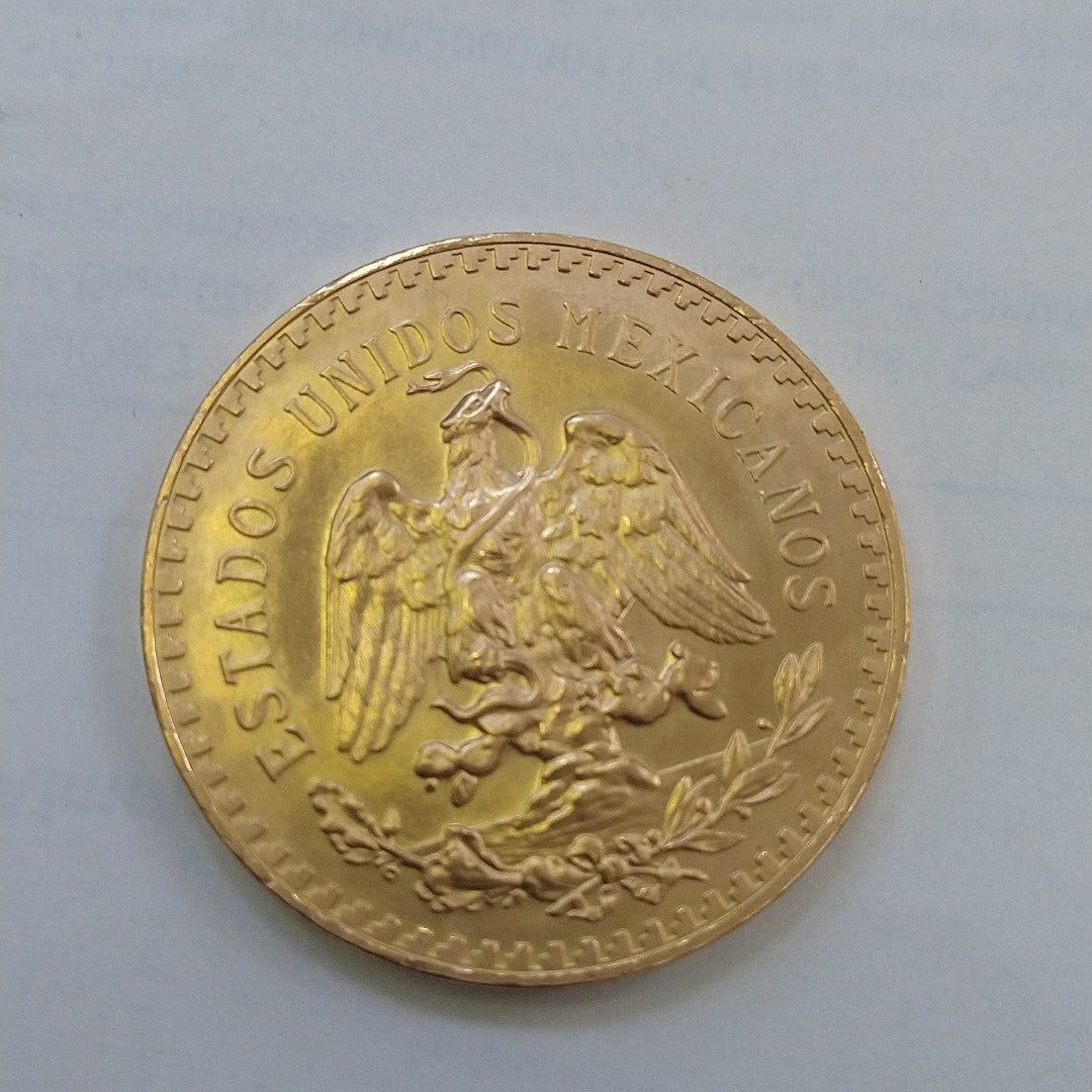 K1 41.6 GRMS 21 K IDENTIFICACIÓN MONEDA NOMINATIVA MONEDAS PESOS 50 PESOS (SEMINUEVO)
