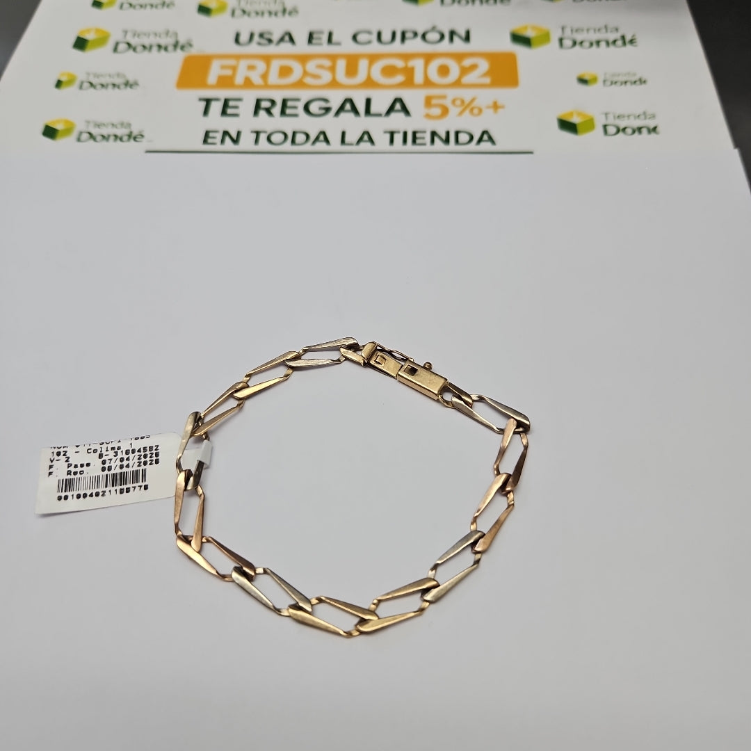 PULSERA ORO COMBINADO 14 K 7,20 GRMS (SEMINUEVO)