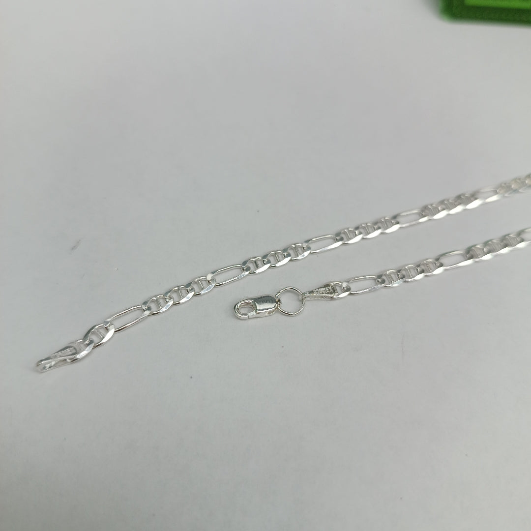 CADENA TEJIDO 3X1 PLATA .925 60 CM 8.4 GR (NUEVO)