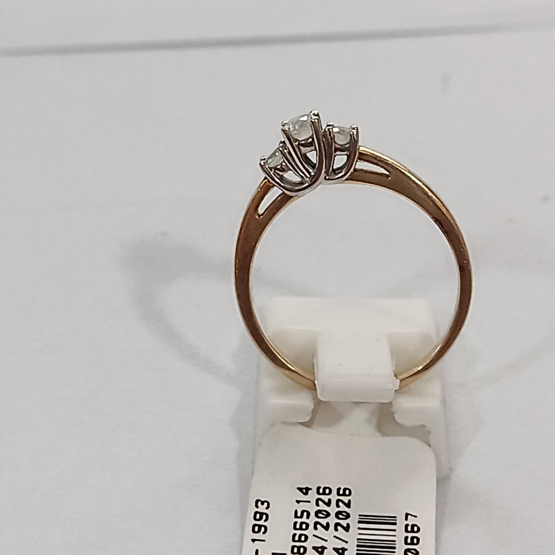 ANILLO ORO,RODIADO 14 K 2,40 GRMS (SEMINUEVO)