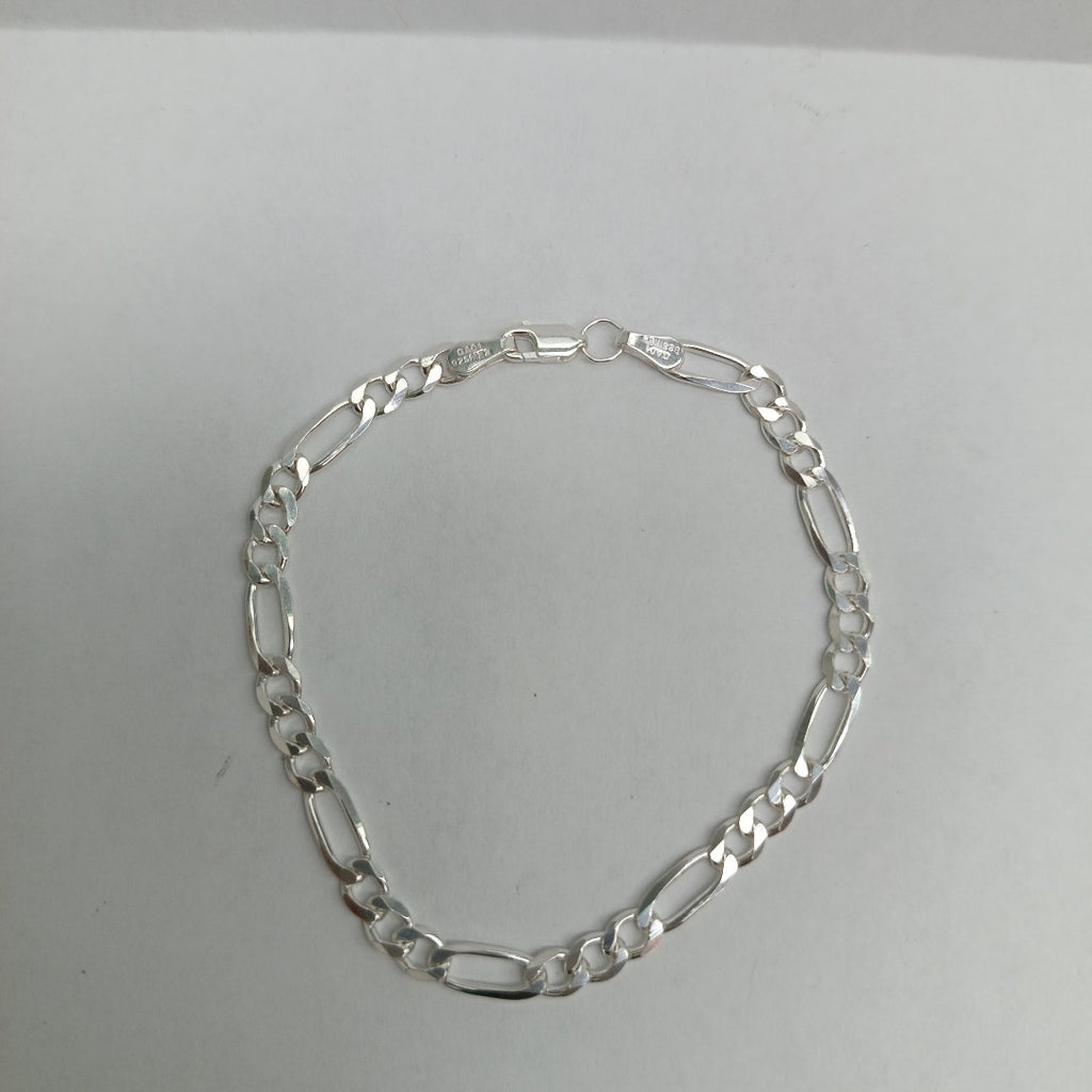 PULSERA TEJIDO 3X1 PLATA .925 18 CM 6.2 GR (NUEVO)