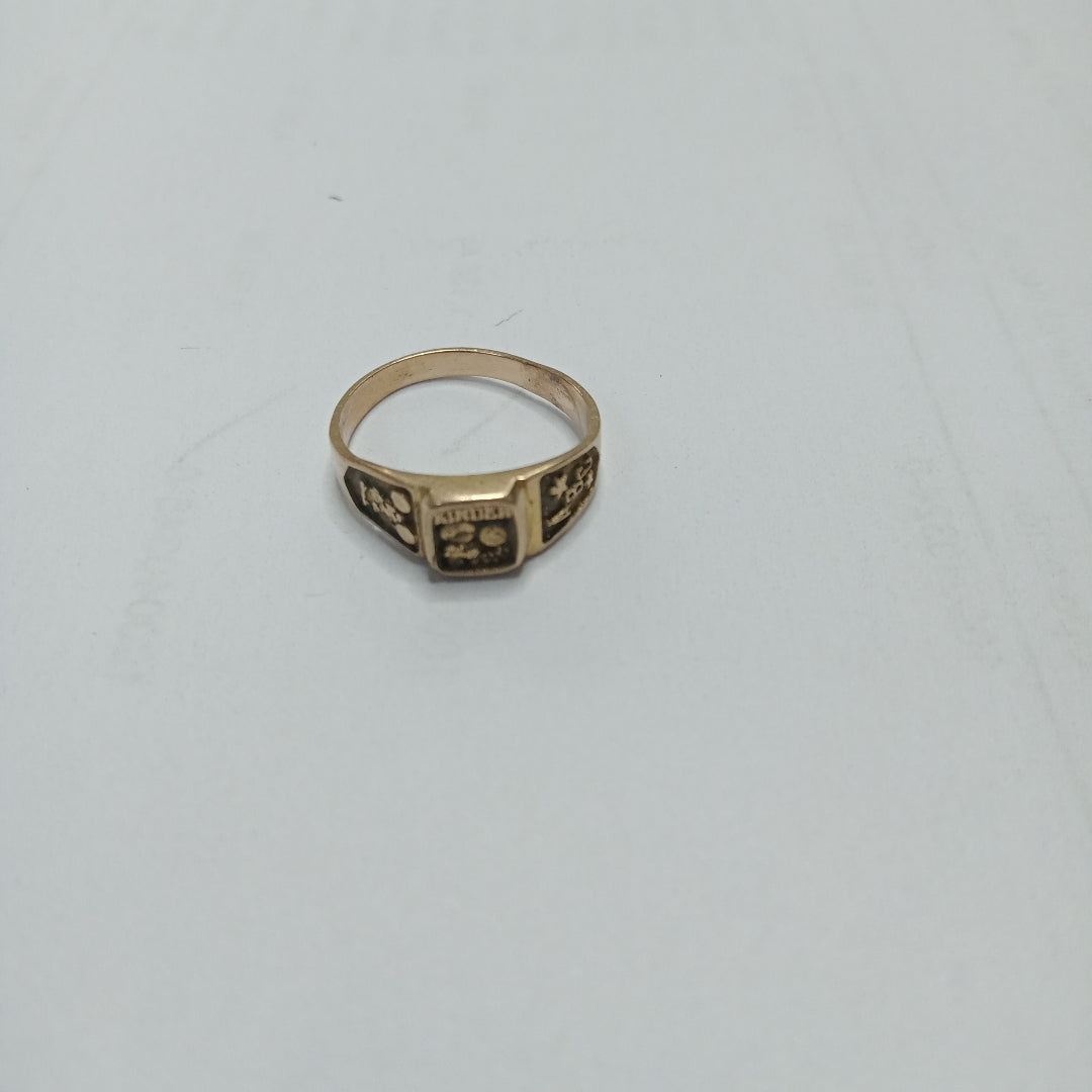 ANILLO DE GRADUACIÓN ORO 8 K 1,40 GRMS (SEMINUEVO)