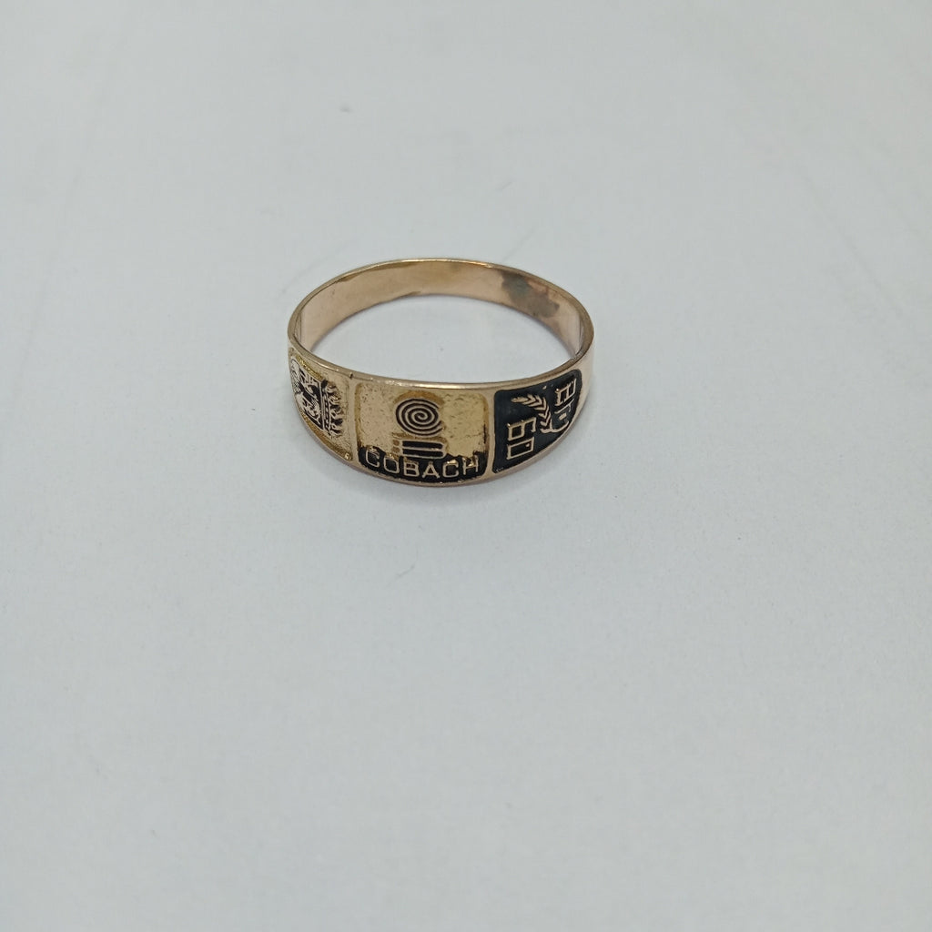 ANILLO DE GRADUACIÓN ORO 8 K 2,00 GRMS (SEMINUEVO)