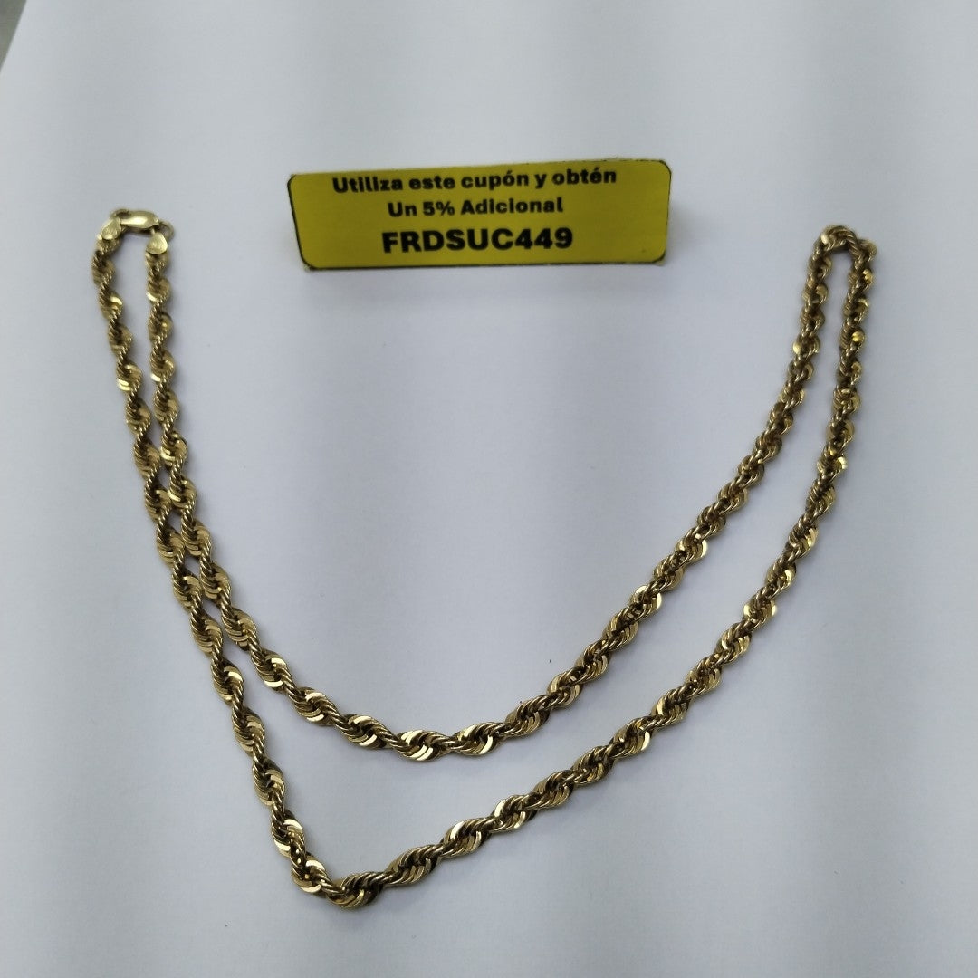 CADENA ORO 10 K 9.2 GRMS (SEMINUEVO)