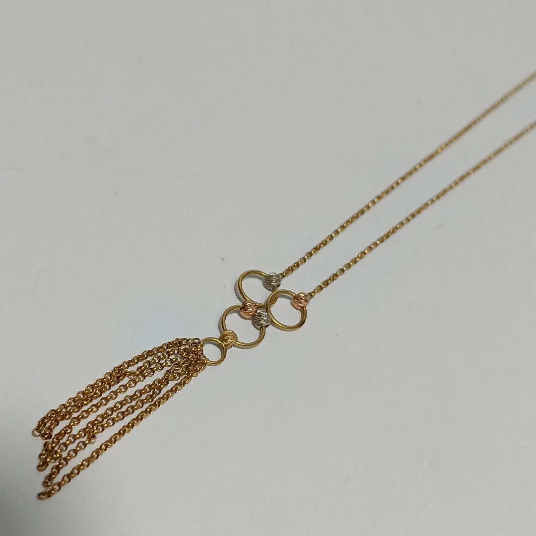 GARGANTILLA ORO 14 K 2.6 GRMS (SEMINUEVO)