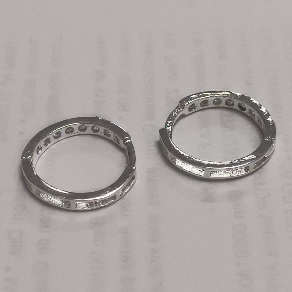 ARRACADAS C/CIRCONIAS PLATA .925 2.1 GR (NUEVO)