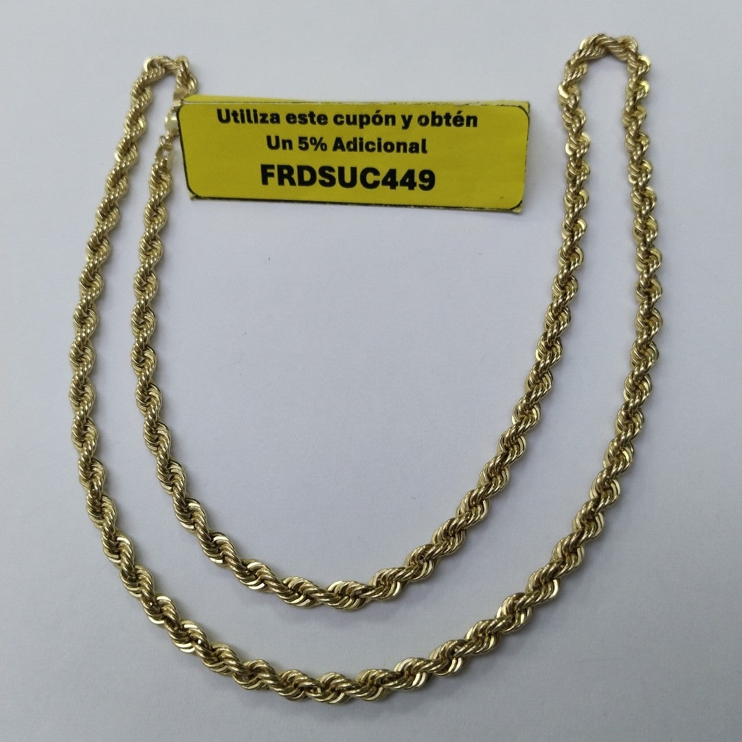 CADENA ORO 14 K 12.8 GRMS (SEMINUEVO)