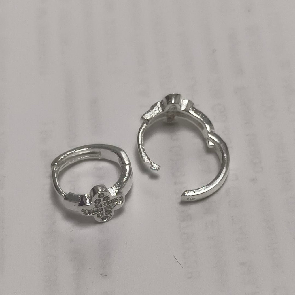 ARRACADAS C/CIRCONIAS PLATA .925 1.9 GR (NUEVO)