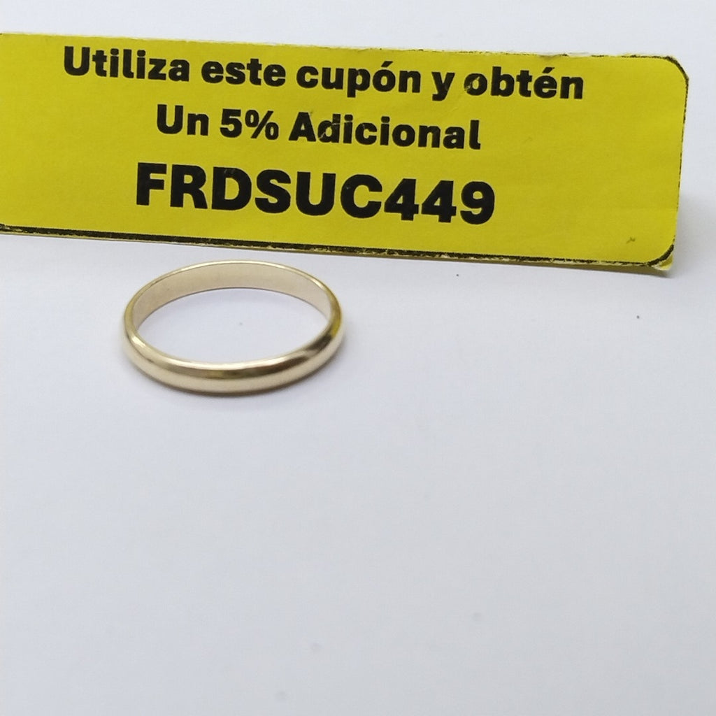 ARGOLLA ORO 14 K 2.2 GRMS (SEMINUEVO)