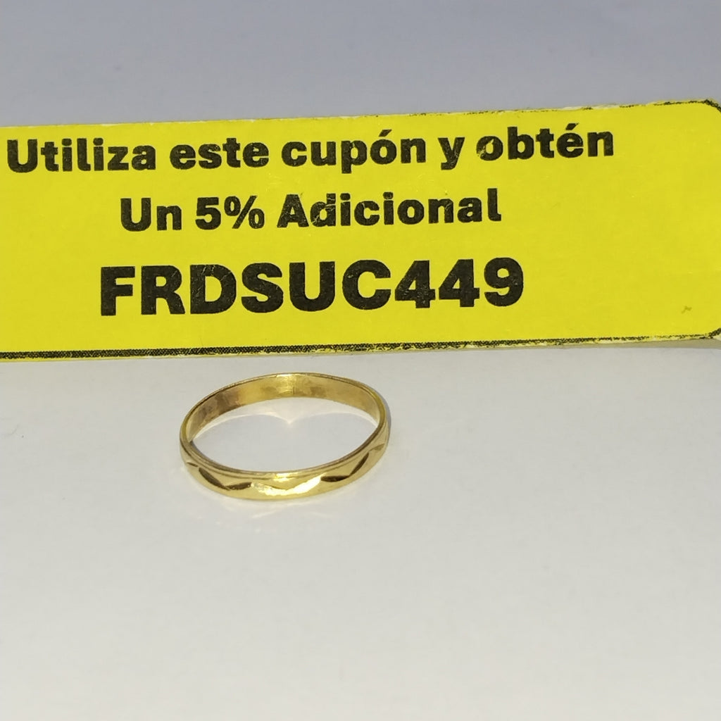 ARGOLLA ORO 14 K 0.7 GRMS (SEMINUEVO)