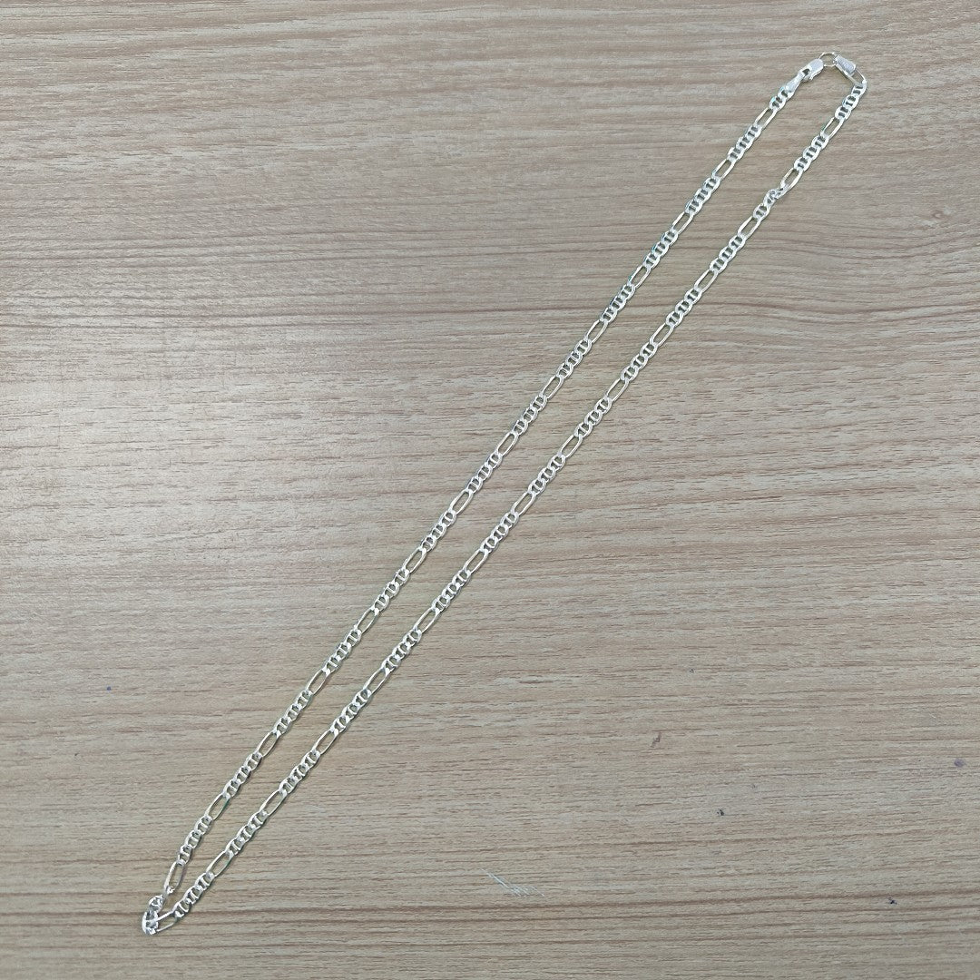 CADENA TEJIDO MARINERO PLATA .925 55 CM 7.9 GR (NUEVO)