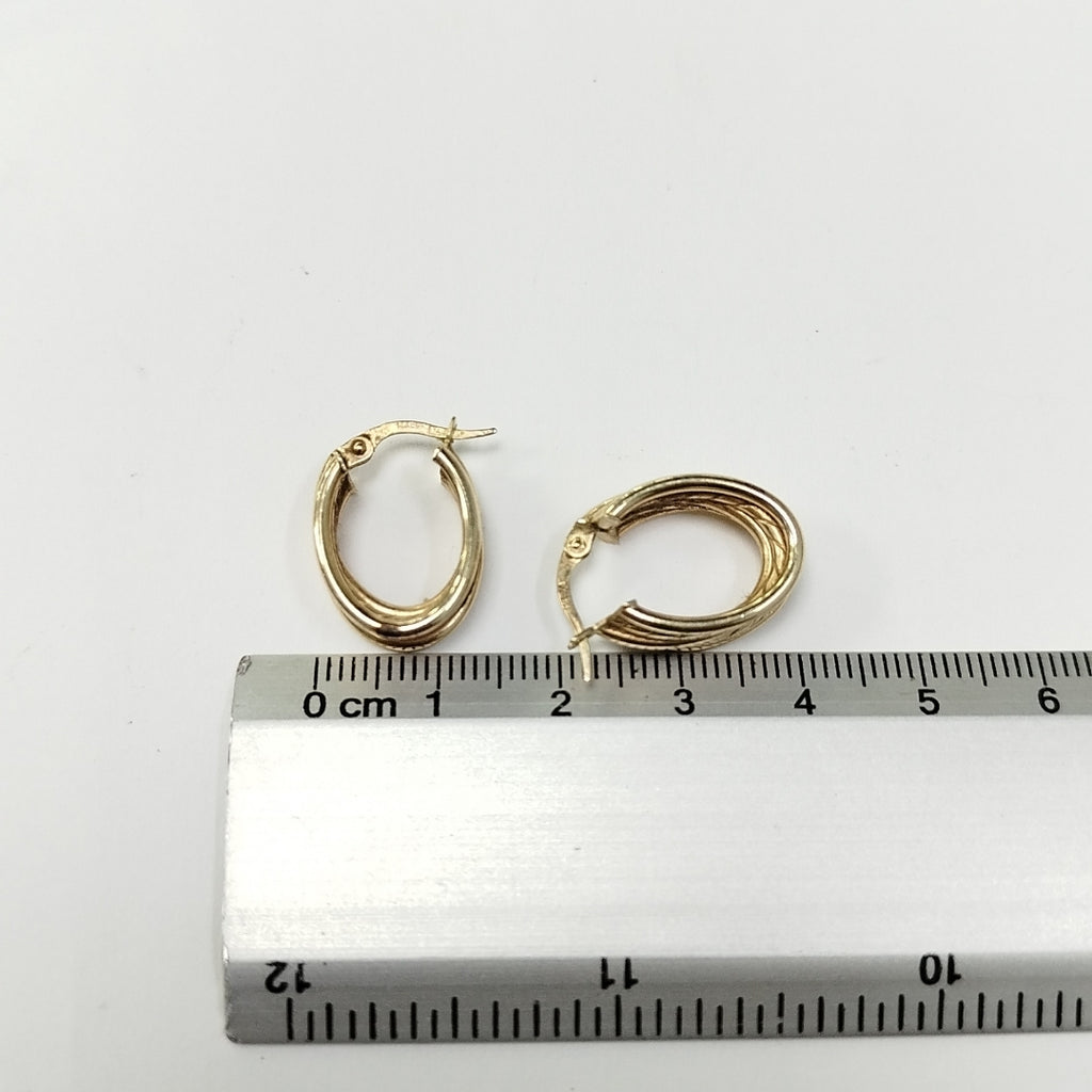 ARRACADAS PAR ORO 14 K 2,60 GRMS (SEMINUEVO)