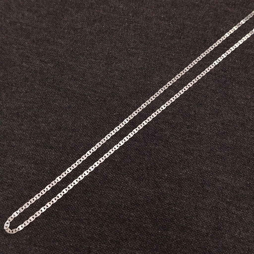 CADENA TEJIDO ESPEJO PLATA .925 55 CM 3.7 GR (NUEVO)