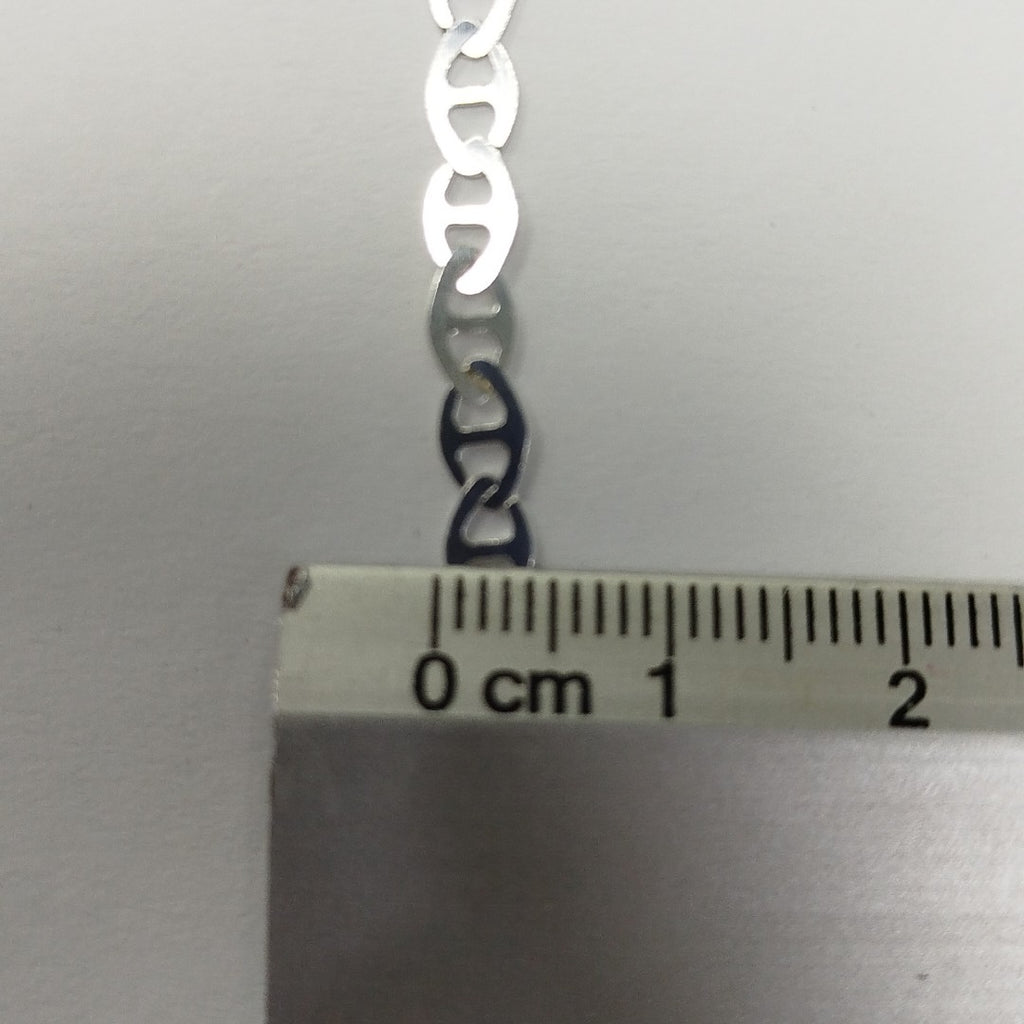 PULSERA TEJIDO GUCHI PLATA .925 18 CM 2.7 GR (NUEVO)