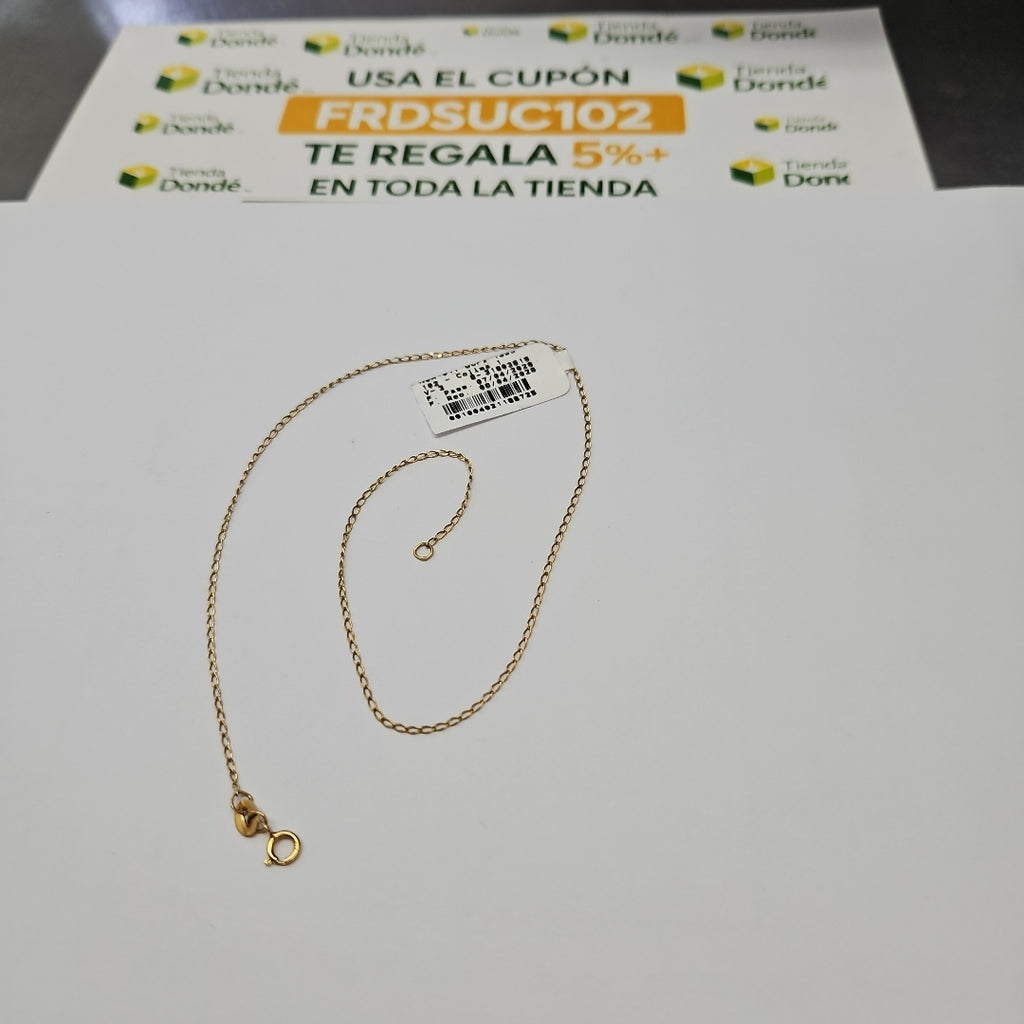 CADENA ORO 10 K 0,90 GRMS (SEMINUEVO)