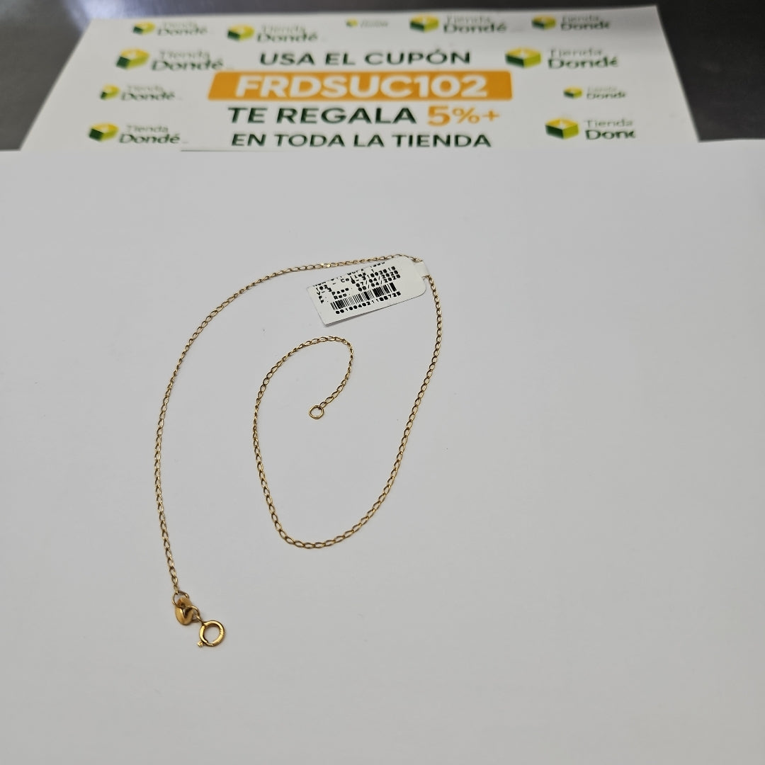 CADENA ORO 10 K 0,90 GRMS (SEMINUEVO)