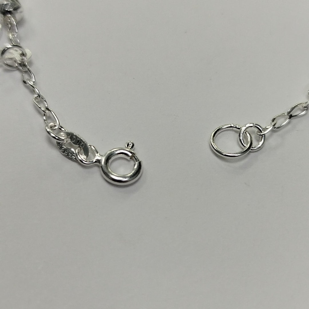 PULSERA TEJIDO ESPECIAL PLATA .925 18 CM 2.9 GR (NUEVO)