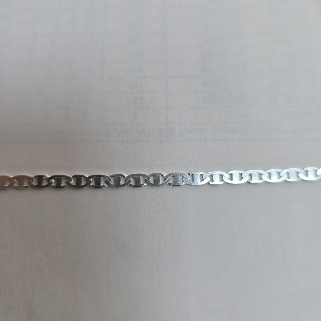 CADENA TEJIDO GUCHI PLATA .925 55 CM 9.1 GR (NUEVO)