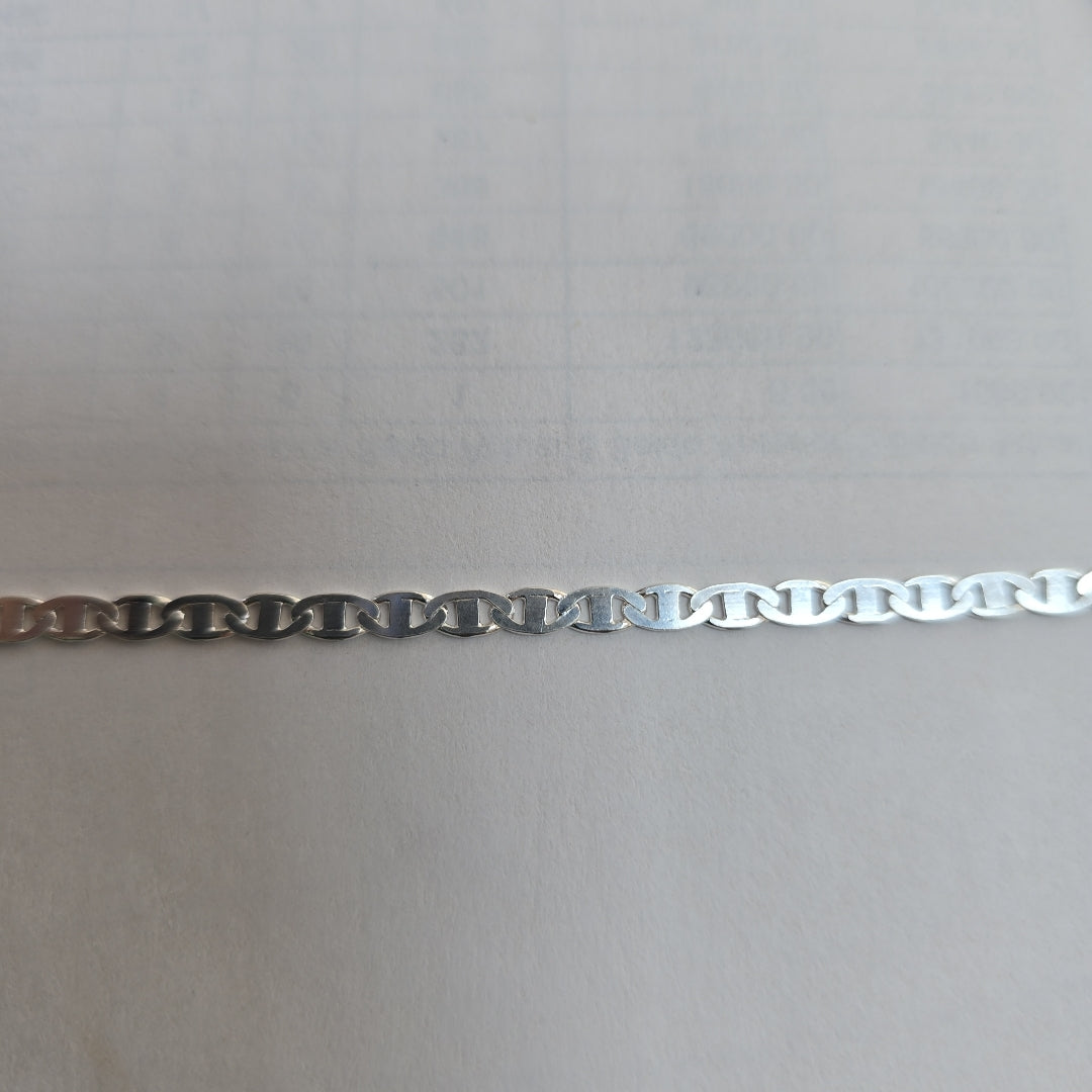 CADENA TEJIDO GUCHI PLATA .925 55 CM 9.1 GR (NUEVO)