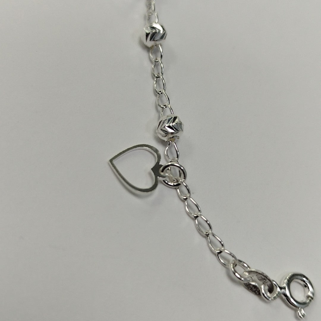 PULSERA TEJIDO ESPECIAL PLATA .925 18 CM 2.6 GR (NUEVO)