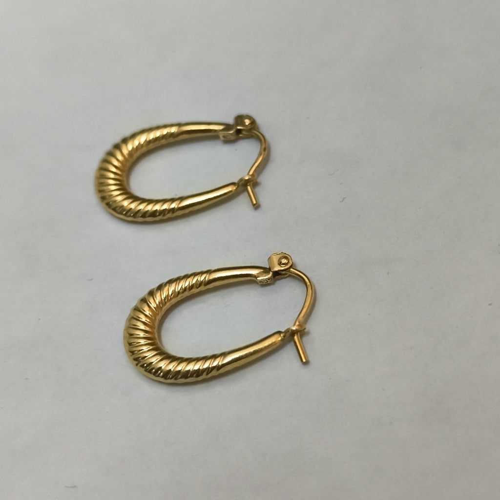 ARETES PAR ORO 14 K 1,90 GRMS (SEMINUEVO)