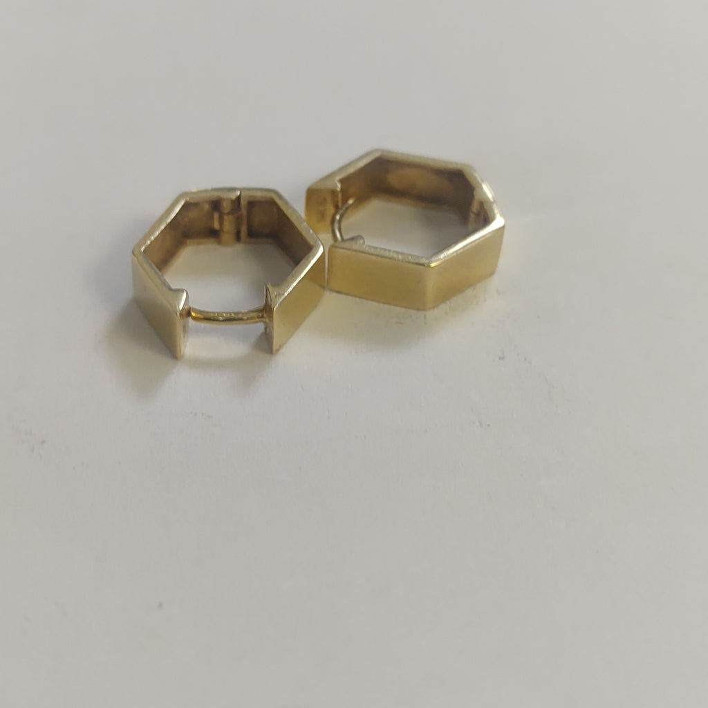 ARRACADAS PAR ORO 14 K 2.5 GRMS (SEMINUEVO)