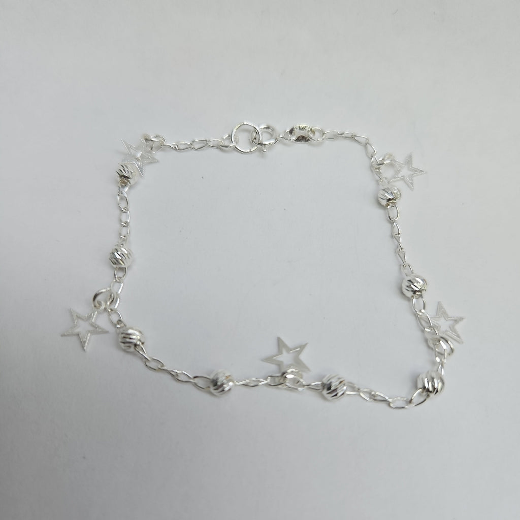 PULSERA TEJIDO ESPECIAL PLATA .925 18 CM 2.7 GR (NUEVO)