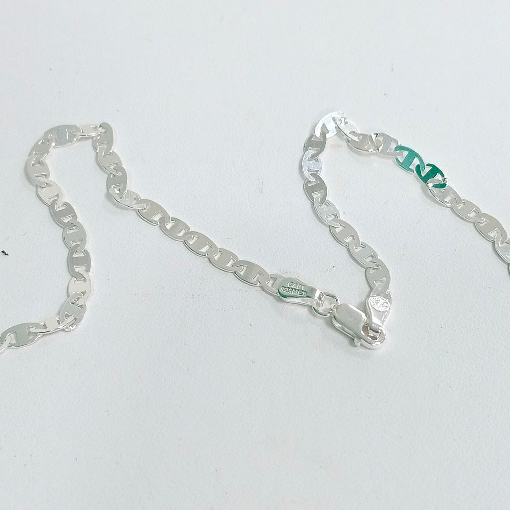 CADENA TEJIDO GUCHI PLATA .925 60 CM 8.9 GR (NUEVO)