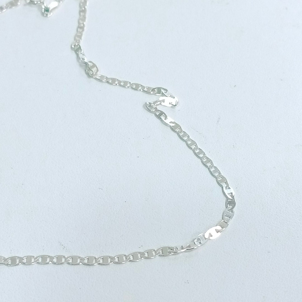CADENA TEJIDO ESPEJO PLATA .925 60 CM 4.3 GR (NUEVO)