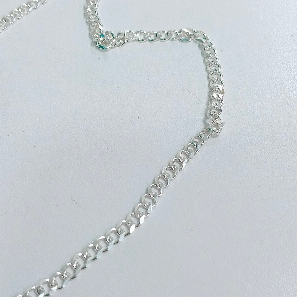 CADENA TEJIDO BARBADO PLATA .925 55 CM 12.5 GR (NUEVO)