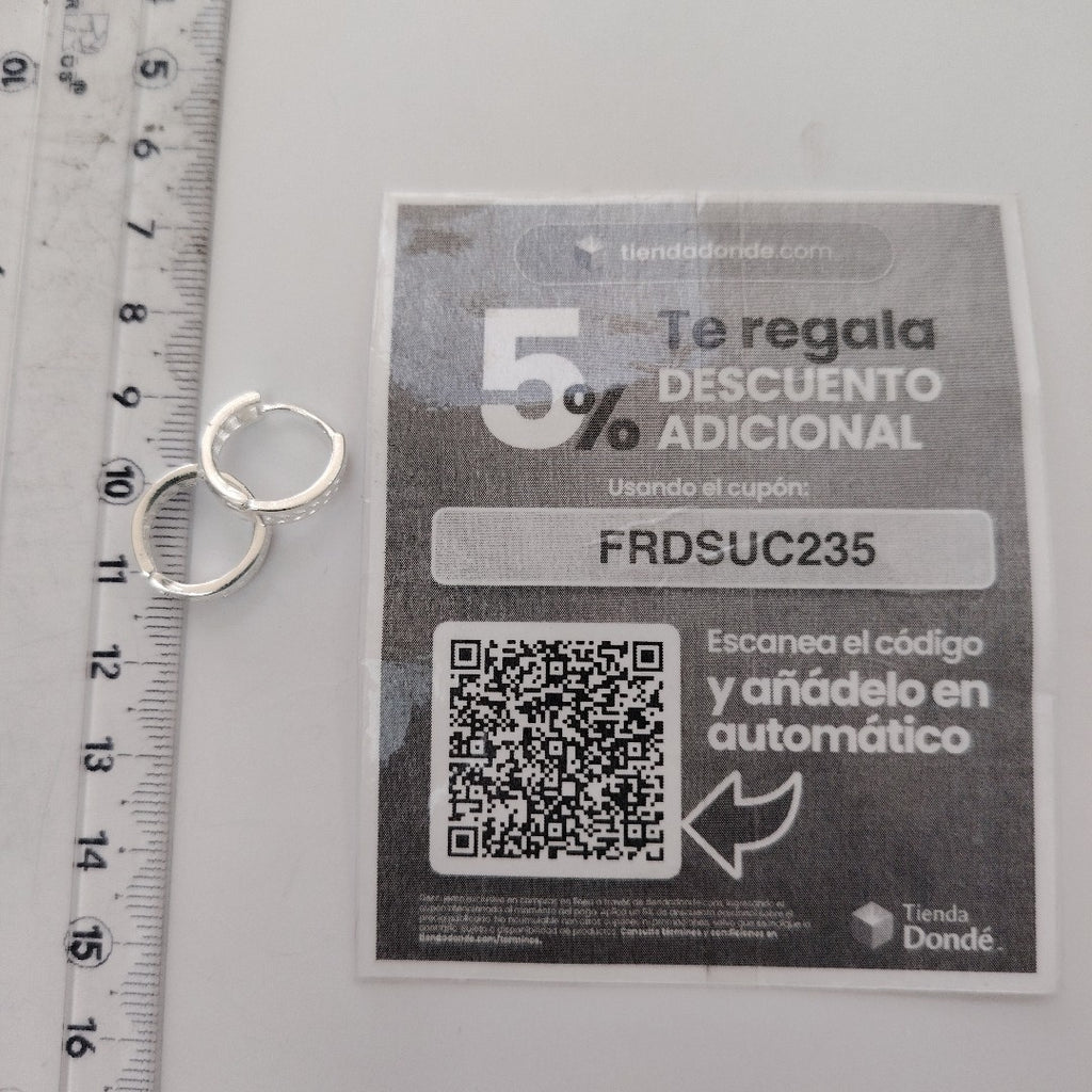 ARRACADAS PLATA .925 2.5 GR (NUEVO)