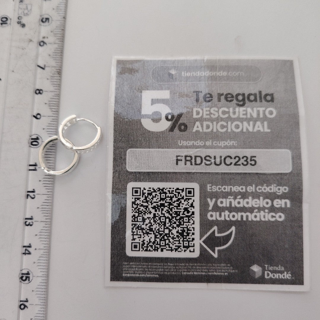 ARRACADAS PLATA .925 2.5 GR (NUEVO)