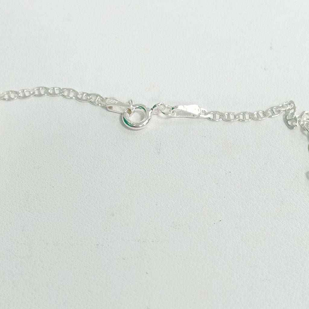 CADENA TEJIDO GUCHI PLATA .925 60 CM 3.9 GR (NUEVO)