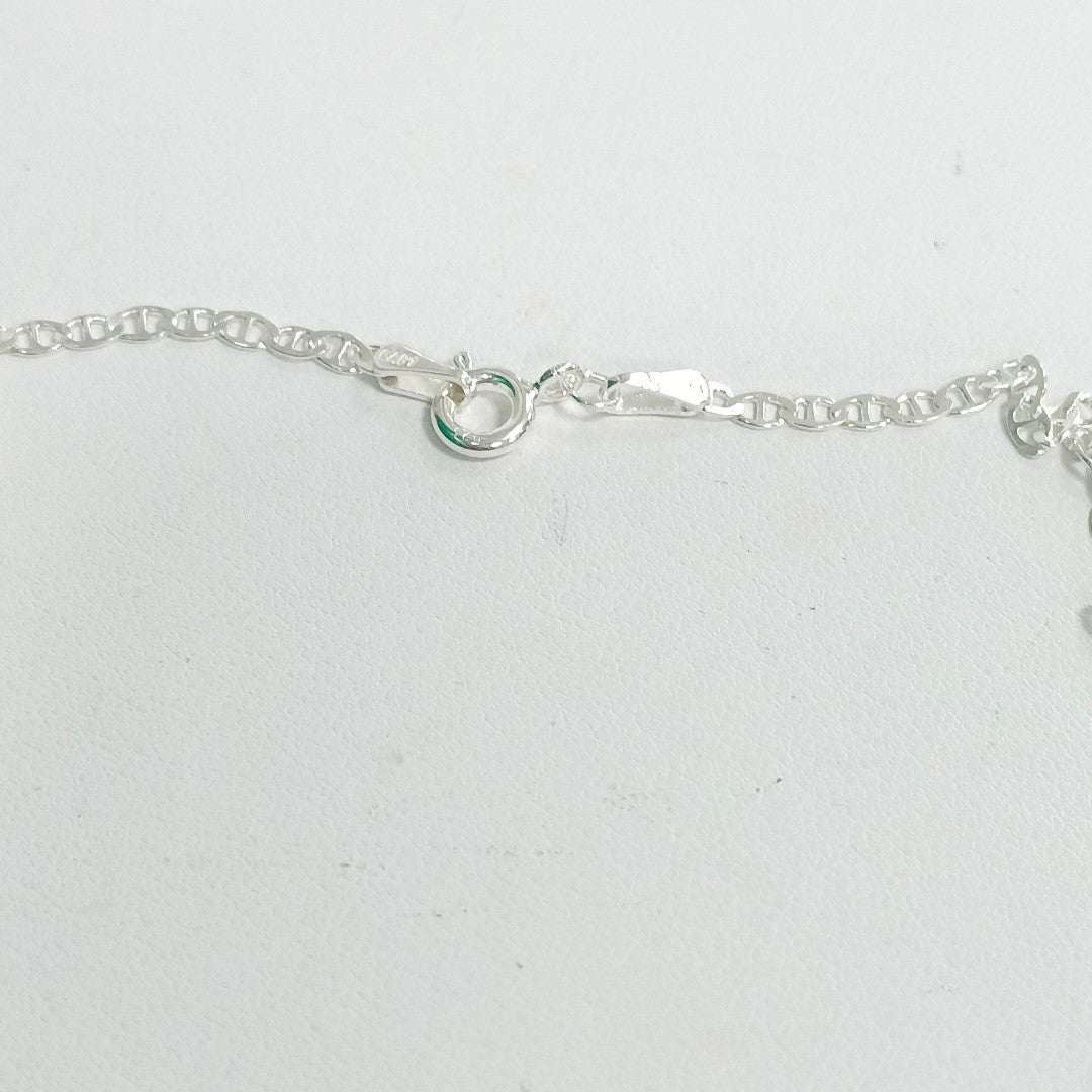 CADENA TEJIDO GUCHI PLATA .925 60 CM 3.9 GR (NUEVO)