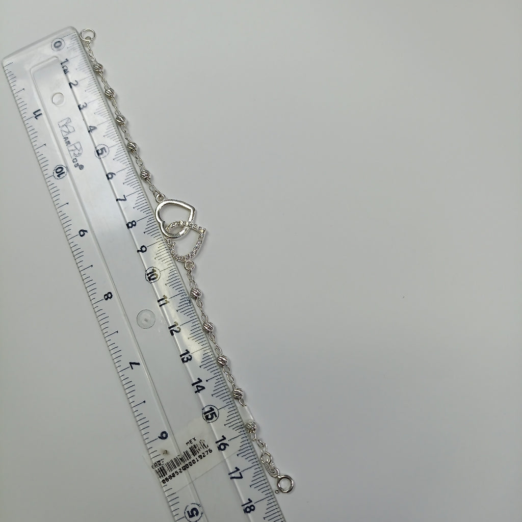 PULSERA TEJIDO TEJIDO ESPECIAL PLATA .925 18 CM 4.1 GR (NUEVO)