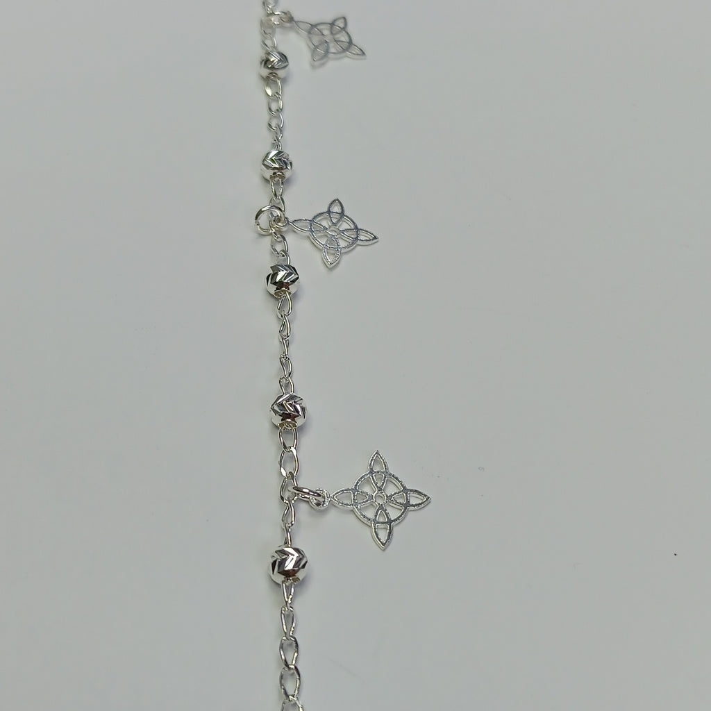 PULSERA TEJIDO ESPECIAL PLATA .925 18 CM 3.2 GR (NUEVO)