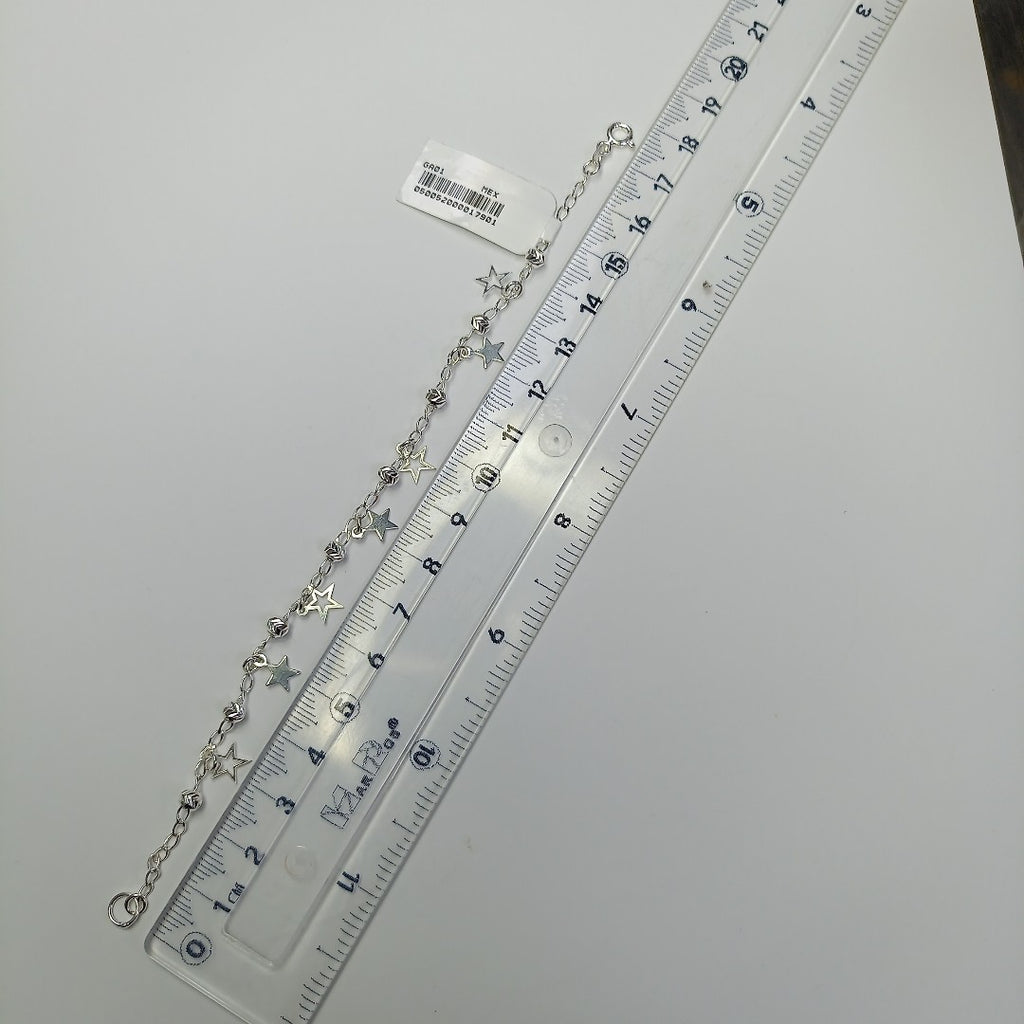 PULSERA TEJIDO ESPECIAL PLATA .925 18 CM 3.1 GR (NUEVO)